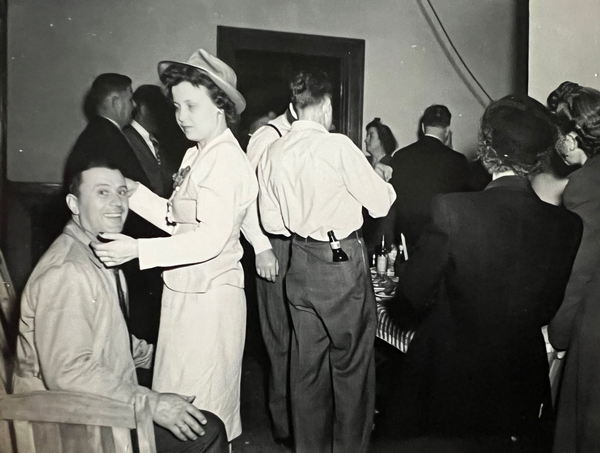 Bad Axe Theatre - Bad Axe Theatre Opening Party 1947 - Al Johnson